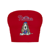 Philadelphia Phillies Puddy Crop Tube Top