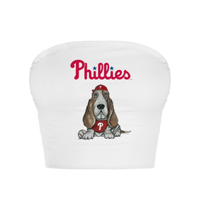 Philadelphia Phillies Puddy Crop Tube Top