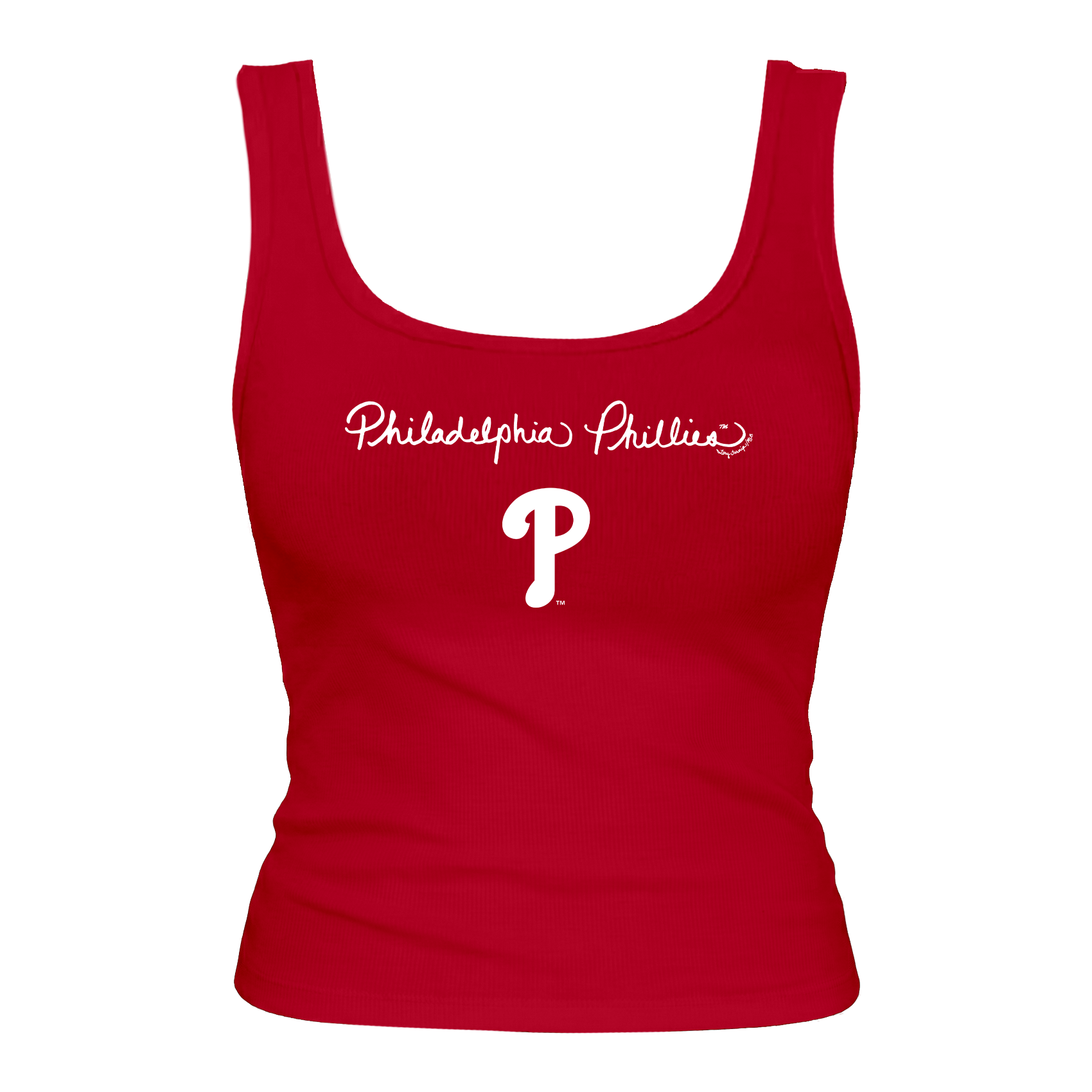 Philadelphia Phillies Logo Script Emmy Tank