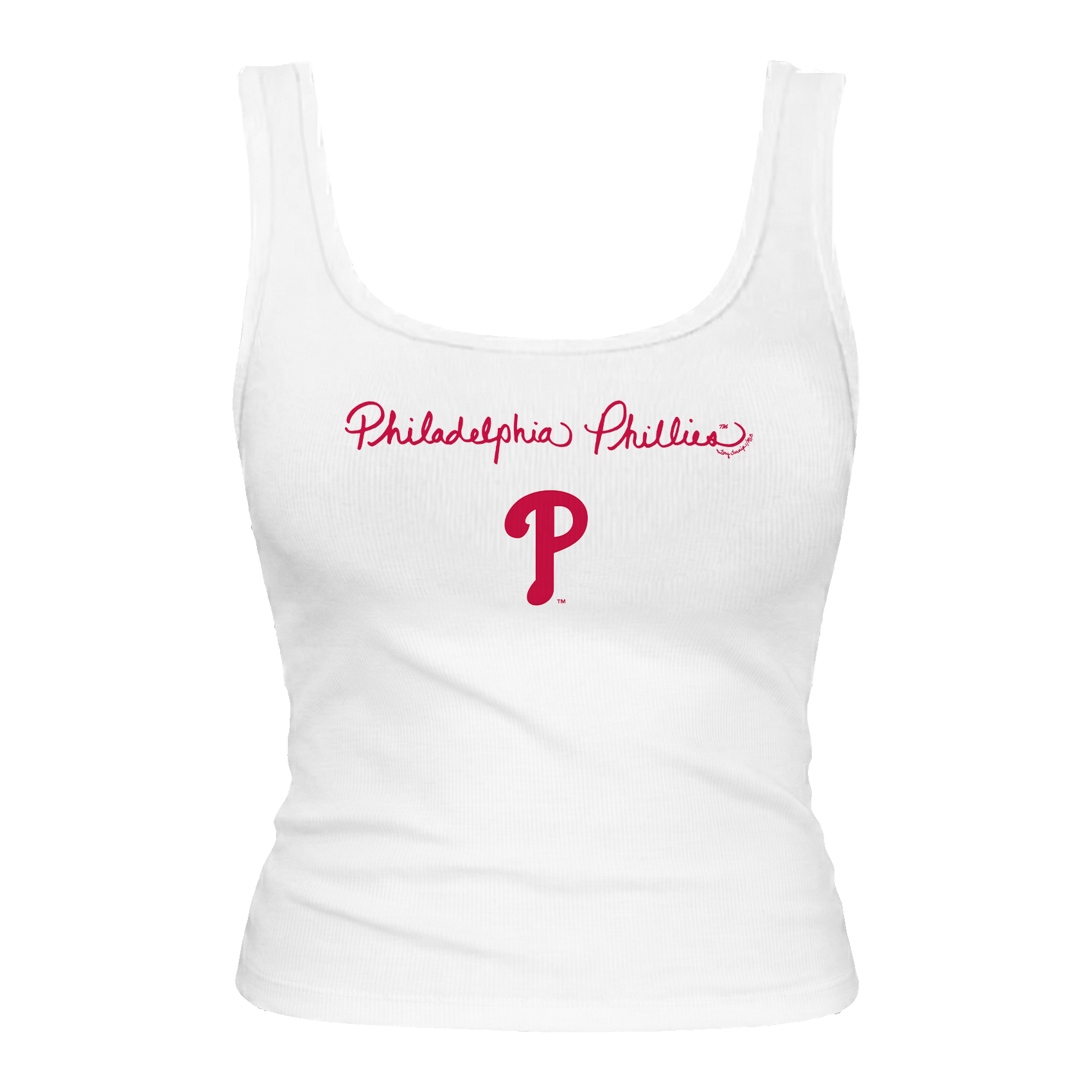 Philadelphia Phillies Logo Script Emmy Tank