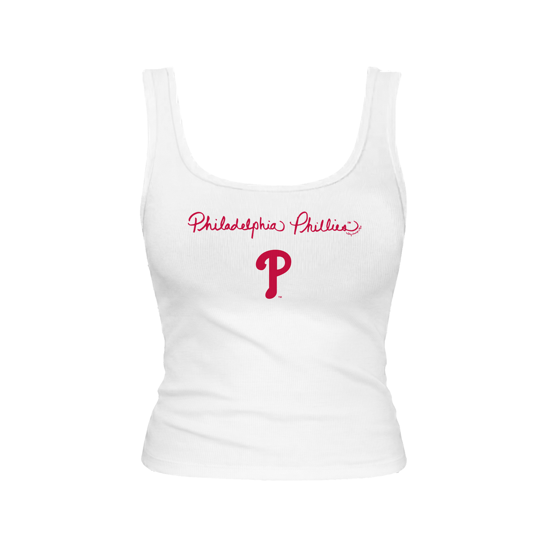Philadelphia Phillies Logo Script Emmy Tank