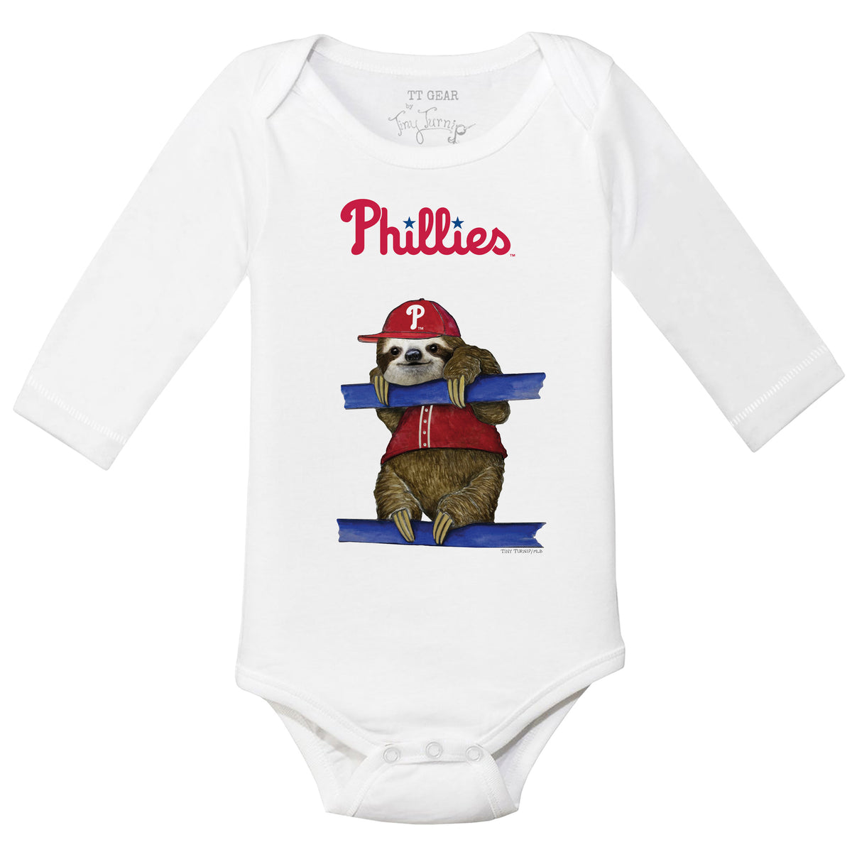 Philadelphia Phillies Sloth Long Sleeve Snapper