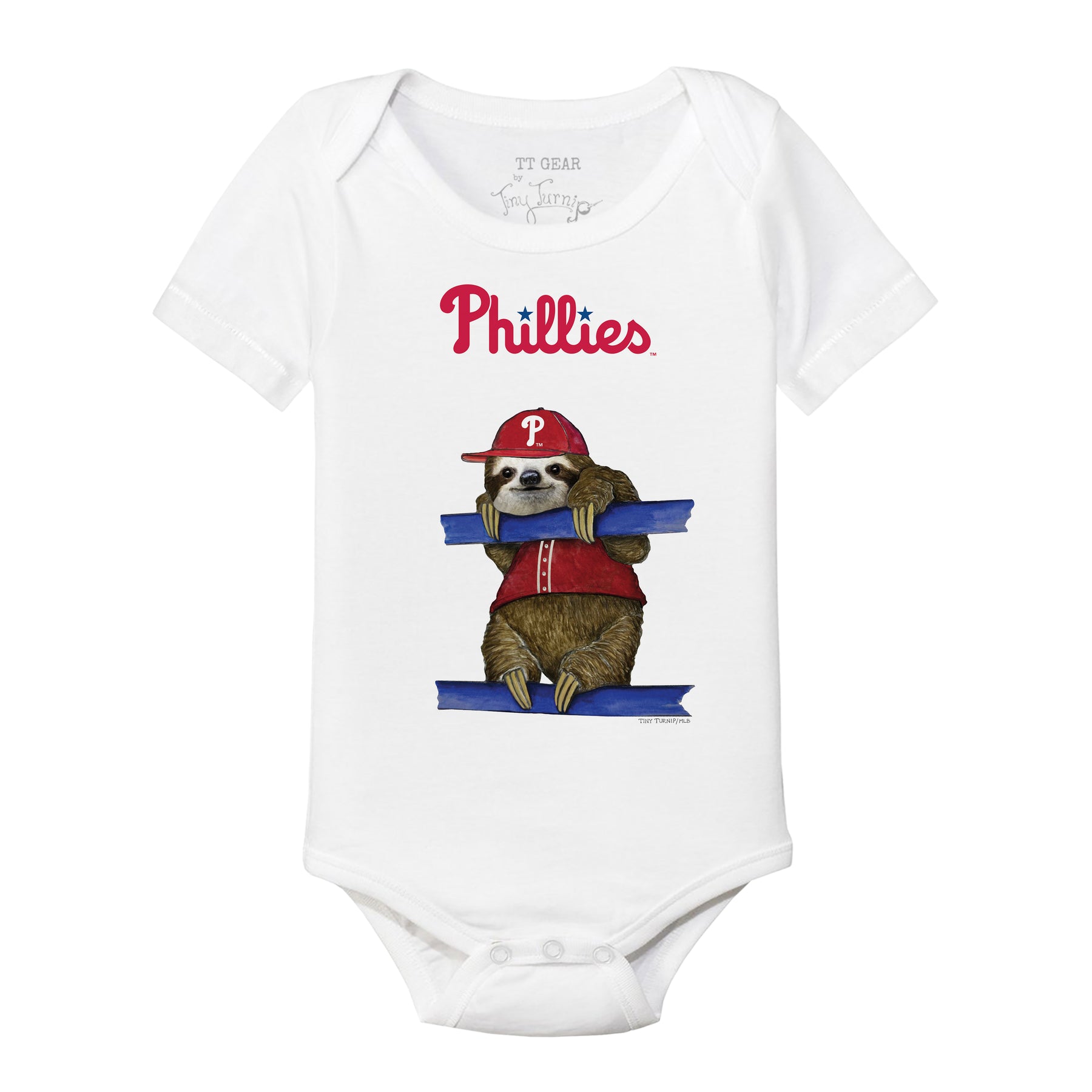 Philadelphia Phillies Sloth Short Sleeve Snapper