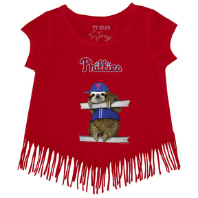 Philadelphia Phillies Sloth Fringe Tee