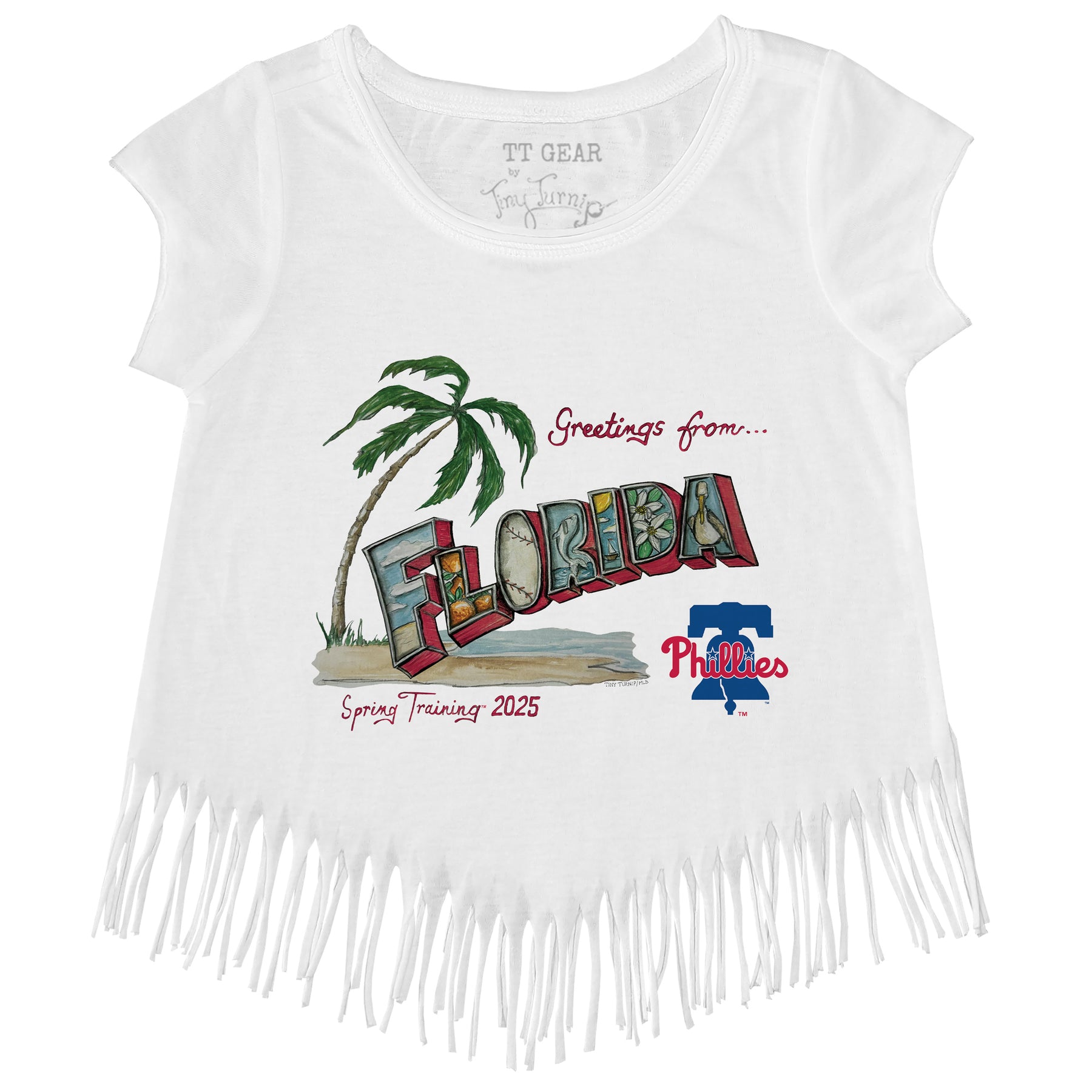 Philadelphia Phillies Spring Training 2025 Fringe Tee