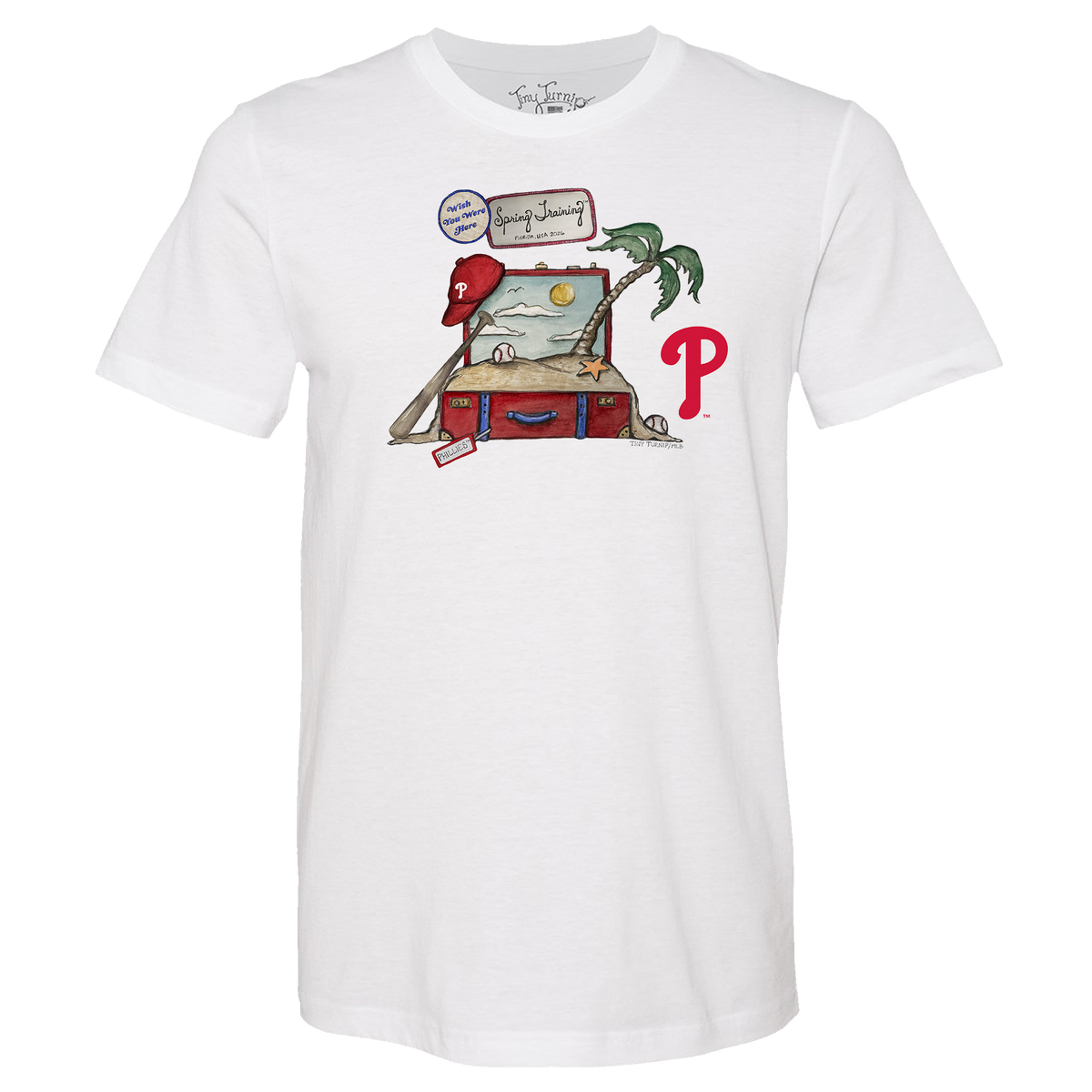 Philadelphia Phillies Spring Training 2026 Unisex Tee Shirt - Tiny Turnip