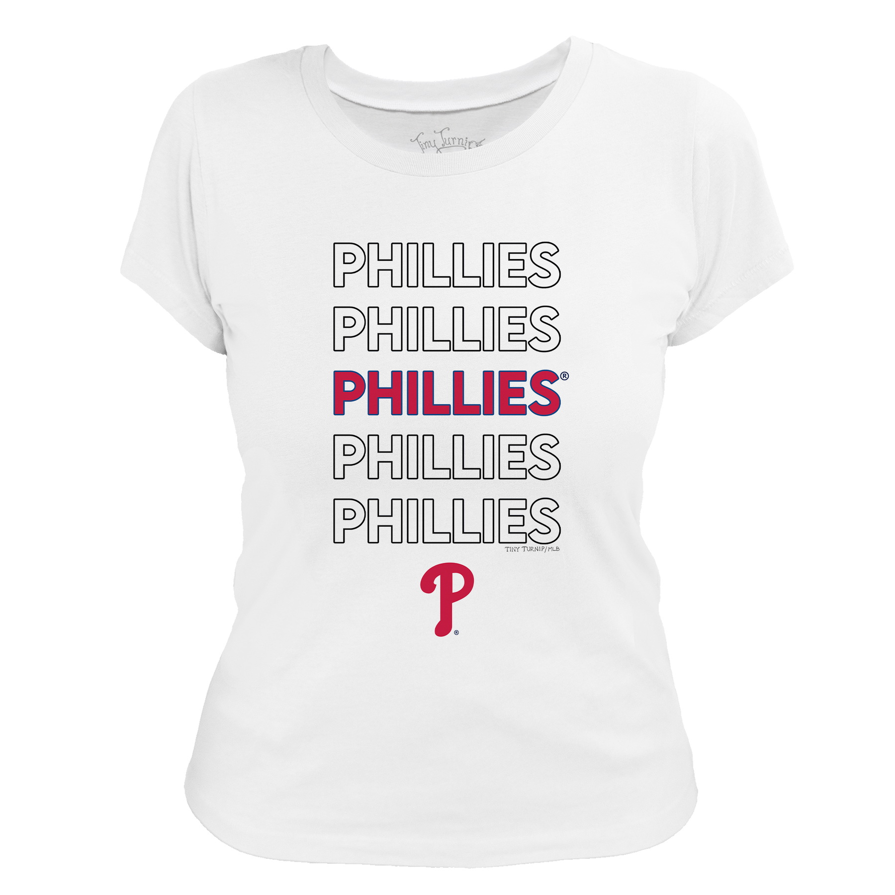 Philadelphia Phillies Stacked Tee Shirt