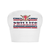 Philadelphia Phillies Stars and Stripes Crop Tube Top