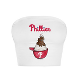 Philadelphia Phillies Sundae Helmet Crop Tube Top