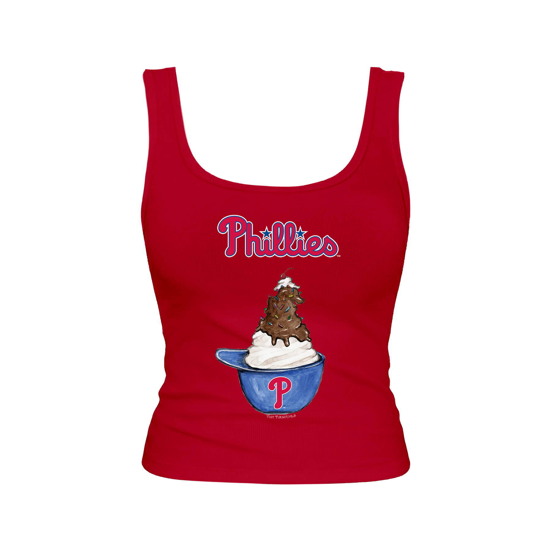 Philadelphia Phillies Sundae Helmet Emmy Tank