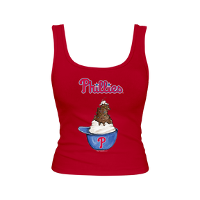 Philadelphia Phillies Sundae Helmet Emmy Tank