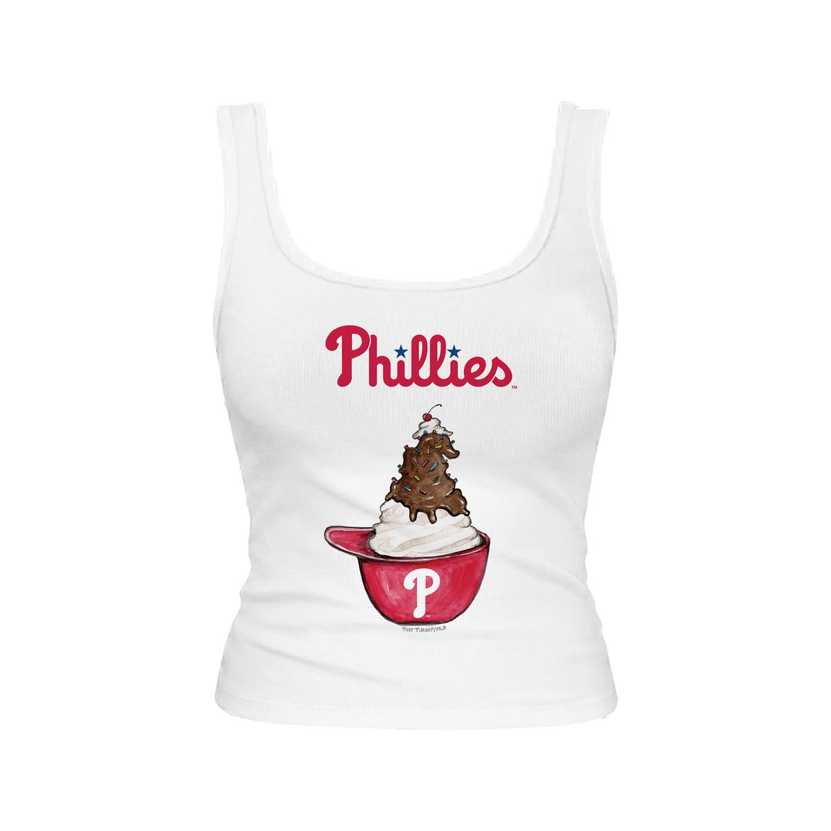 Philadelphia Phillies Sundae Helmet Emmy Tank