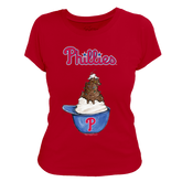 Philadelphia Phillies Sundae Helmet Women's Tee Shirt