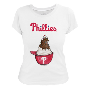 Philadelphia Phillies Sundae Helmet Women's Tee Shirt