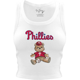 Philadelphia Phillies Teddy Crop Tank