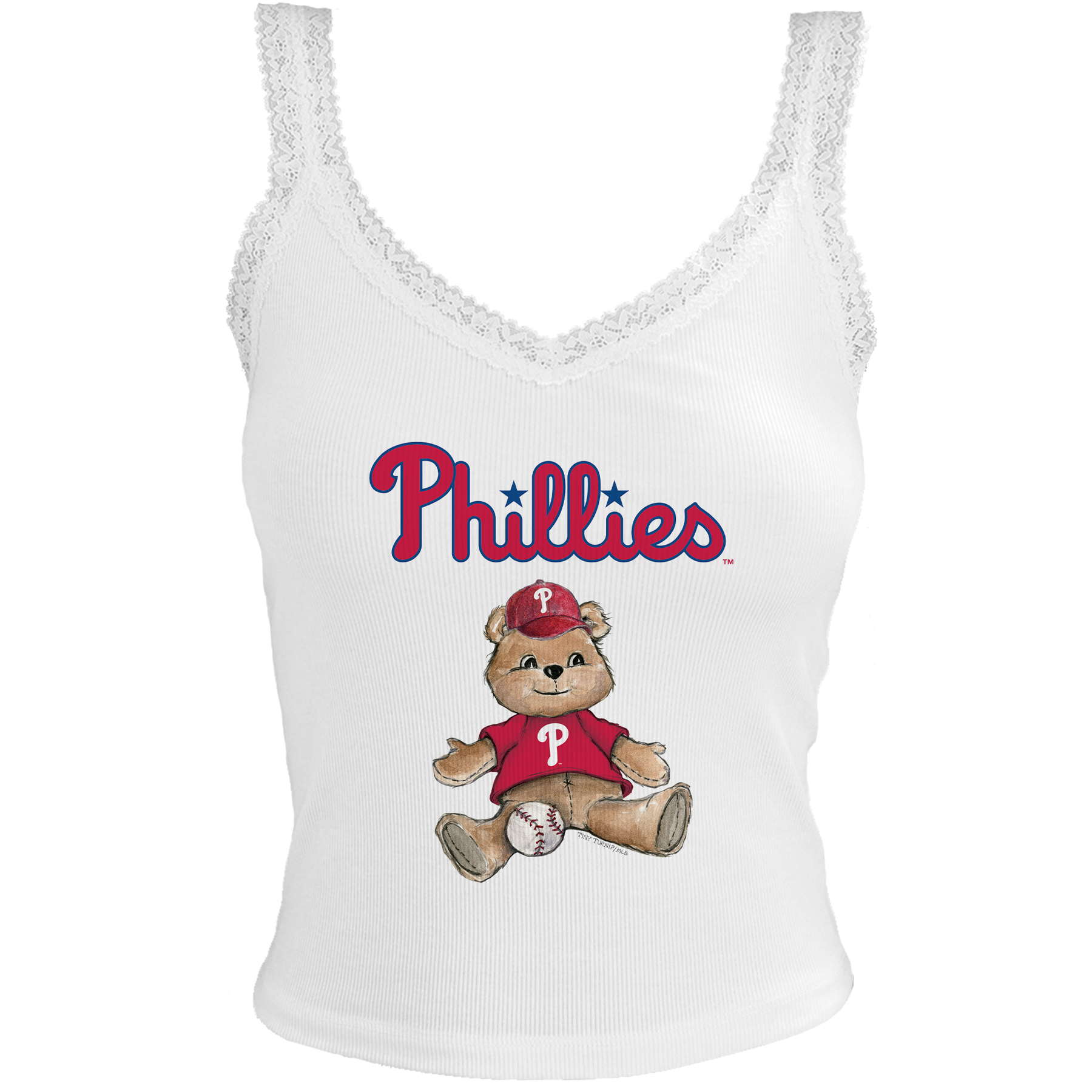 Philadelphia Phillies Teddy Lace Tank