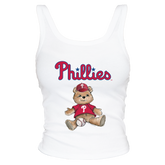 Philadelphia Phillies Teddy Ribbed Tank - Tiny Turnip