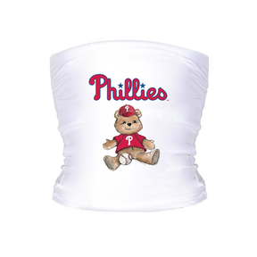 Philadelphia Phillies Teddy Tube Top - Tiny Turnip