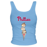 Philadelphia Phillies Triple Scoop Ribbed Tank