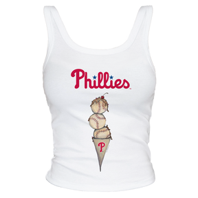 Philadelphia Phillies Triple Scoop Ribbed Tank
