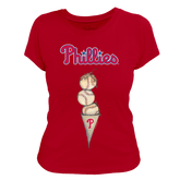 Philadelphia Phillies Triple Scoop Women's Tee Shirt