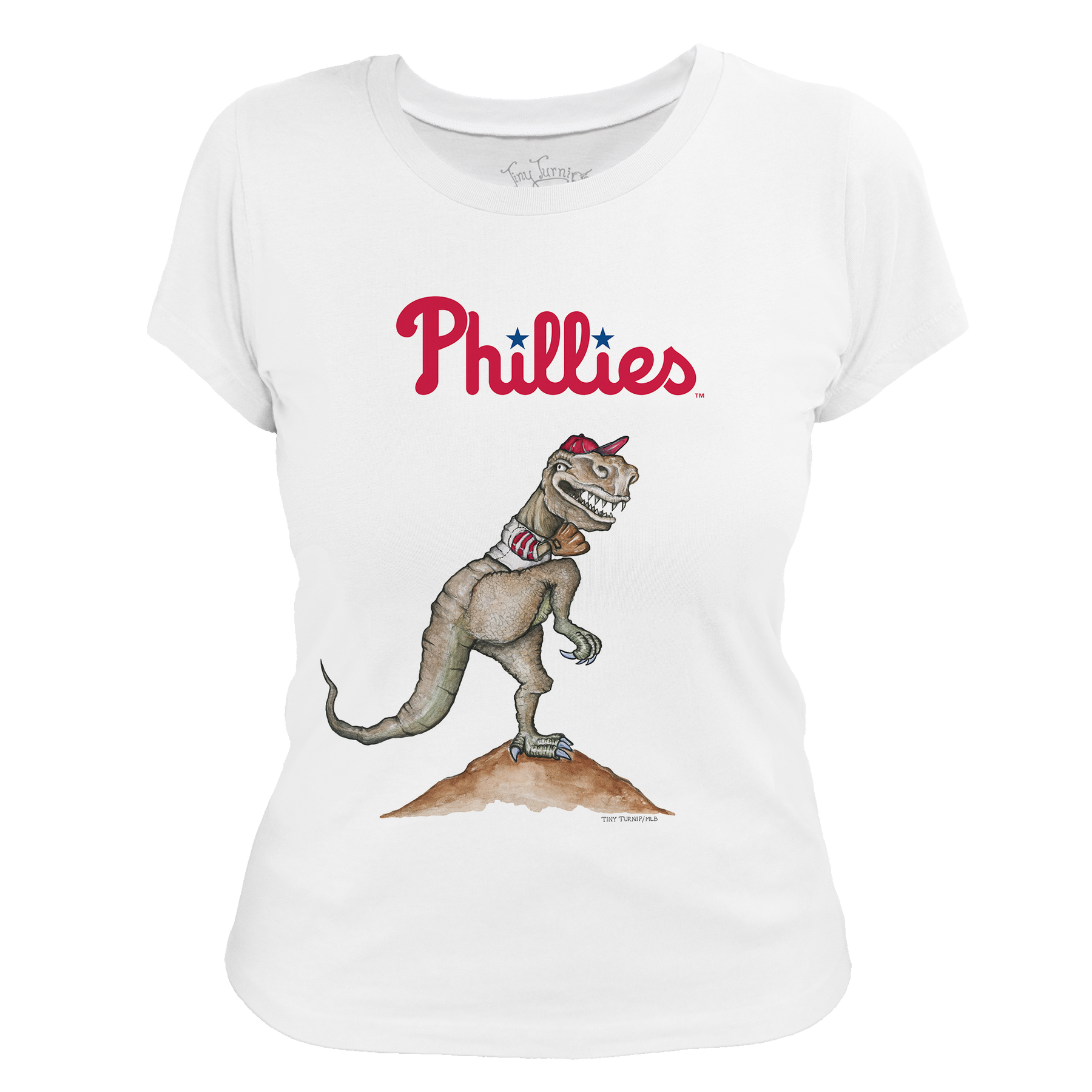 Philadelphia Phillies TT Rex Tee Shirt - Tiny Turnip