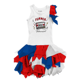 VIP Philadelphia Phillies Postseason '26 Falling Mesh Dress - Tiny Turnip