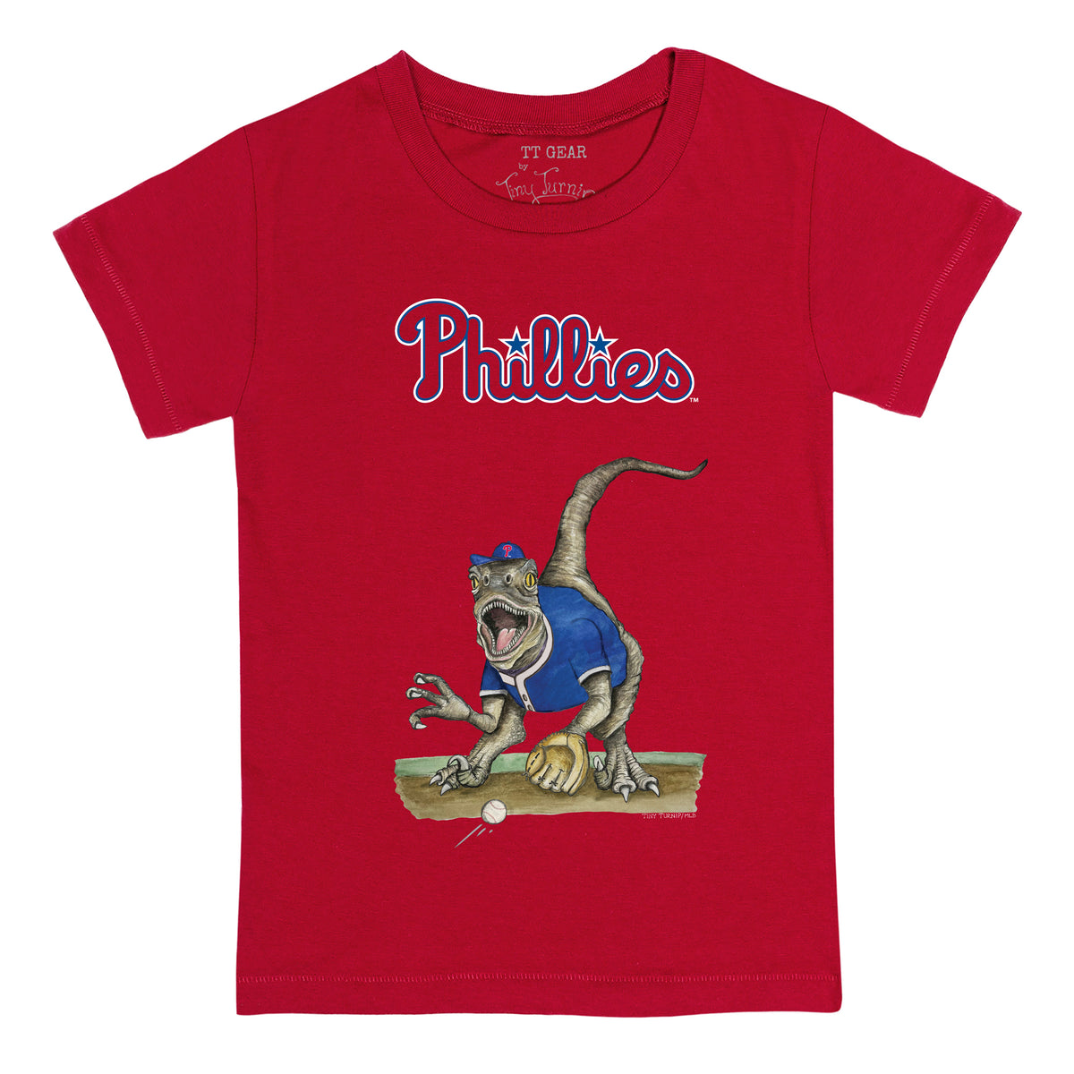 Philadelphia Phillies Velociraptor Tee Shirt