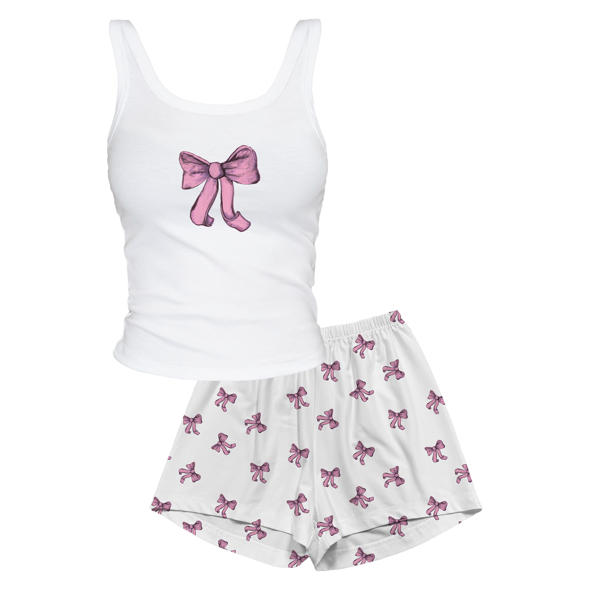Bow Pajama Set