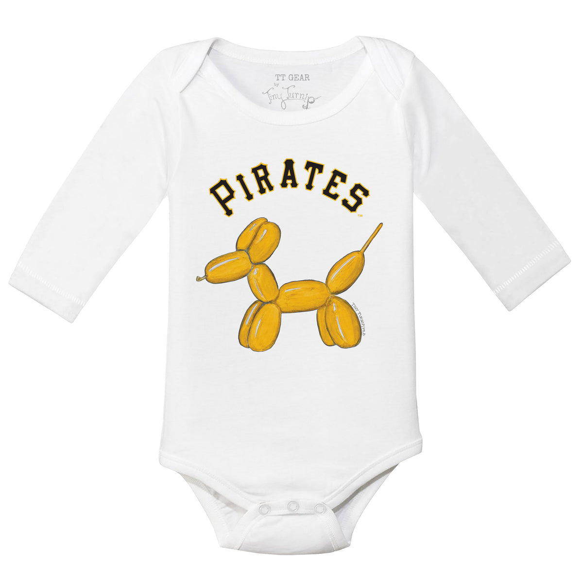 Pittsburgh Pirates Balloon Dog Long Sleeve Snapper