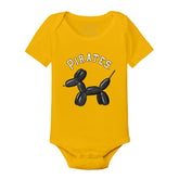 Pittsburgh Pirates Balloon Dog Short Sleeve Snapper