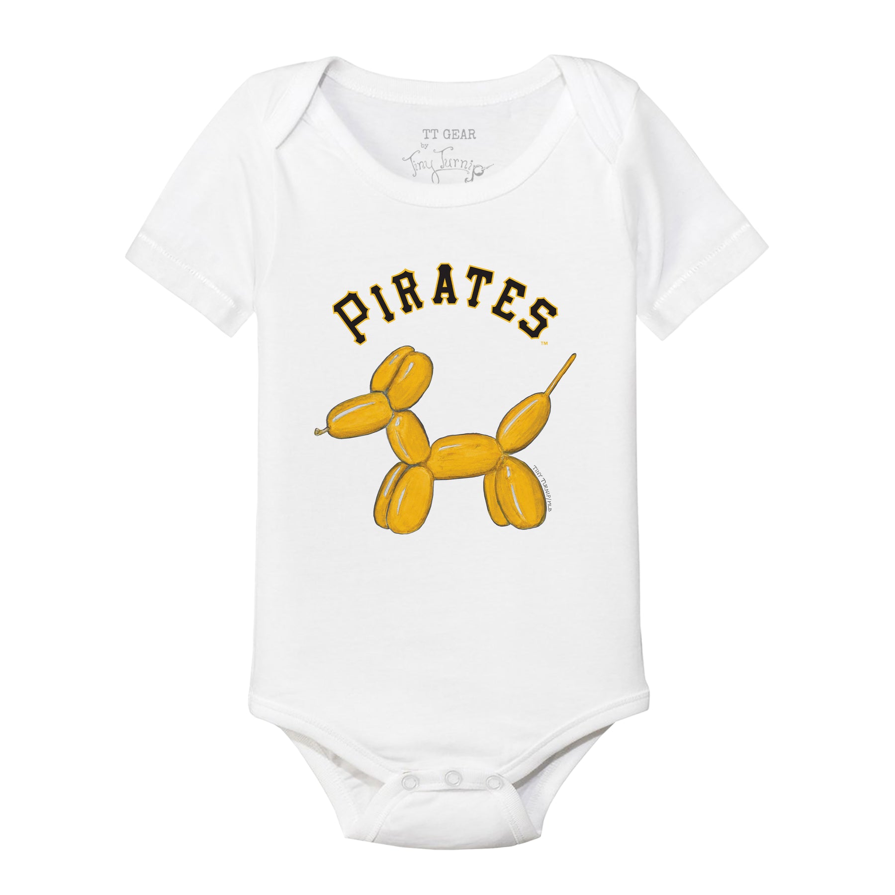 Pittsburgh Pirates Balloon Dog Short Sleeve Snapper