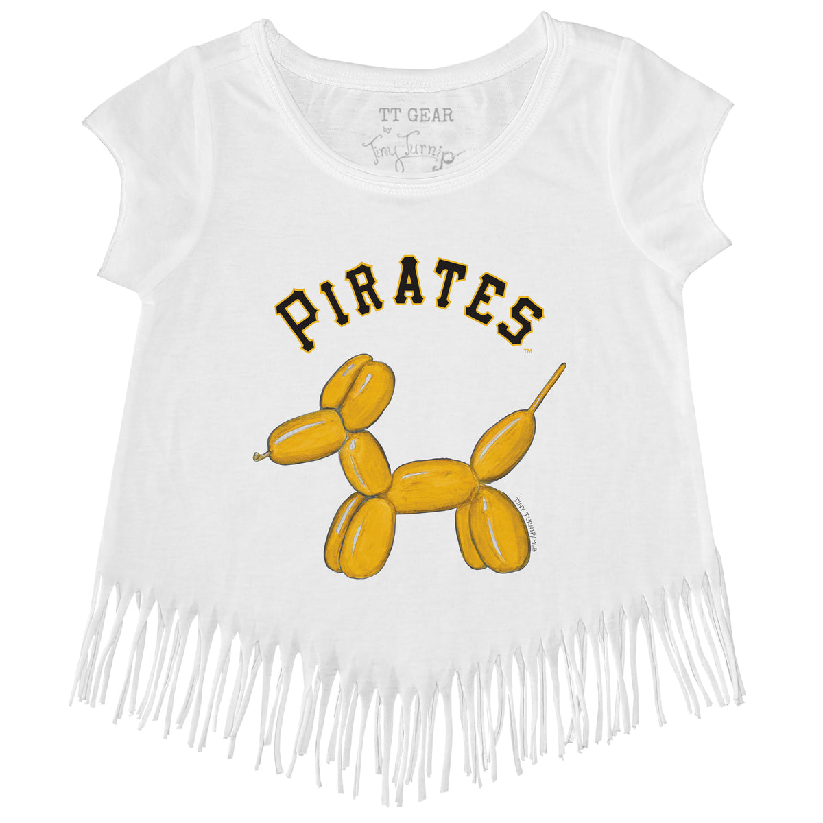 Pittsburgh Pirates Balloon Dog Fringe Tee