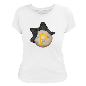 Pittsburgh Pirates Baseball Bow Tee Shirt