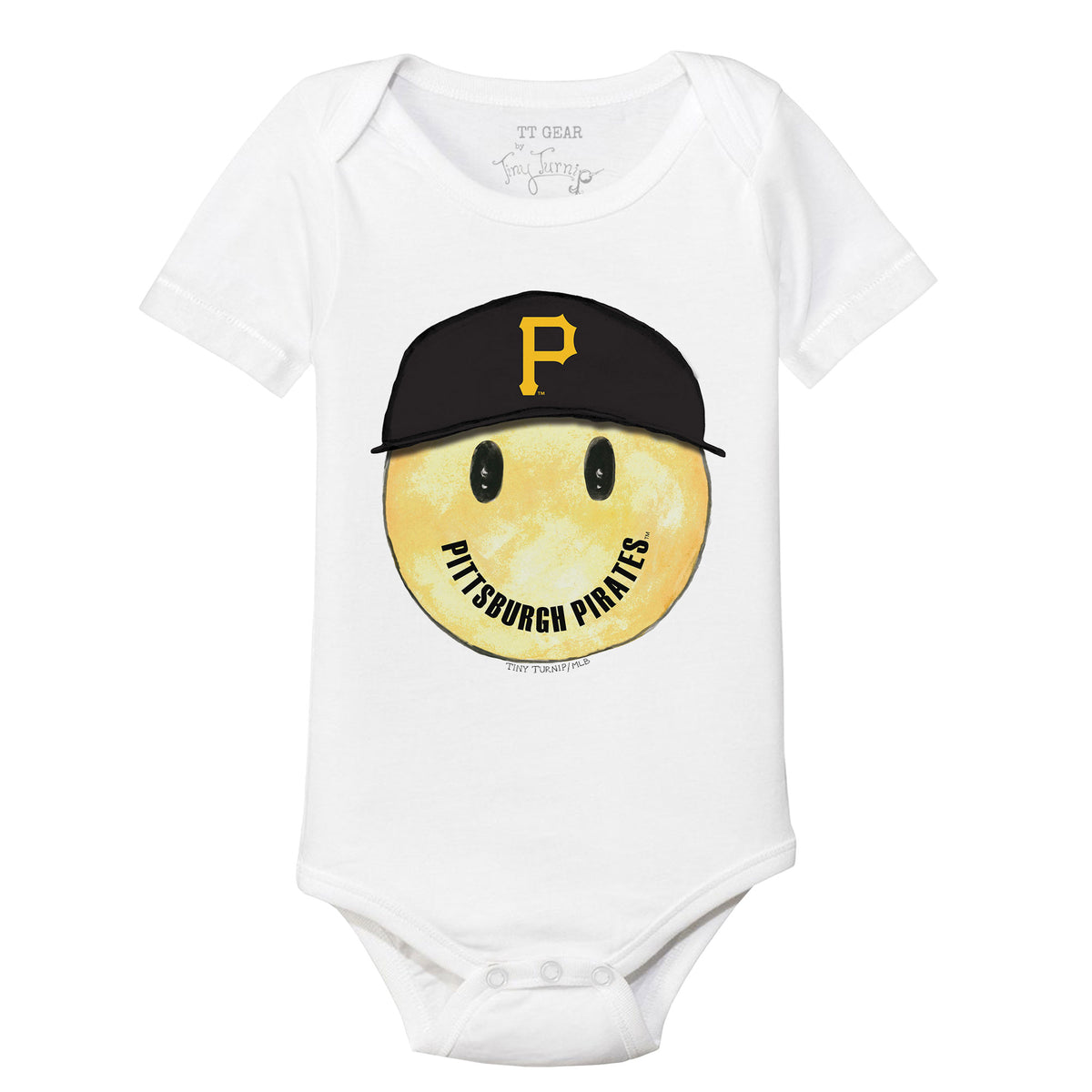 Pittsburgh Pirates Smiley Short Sleeve Snapper