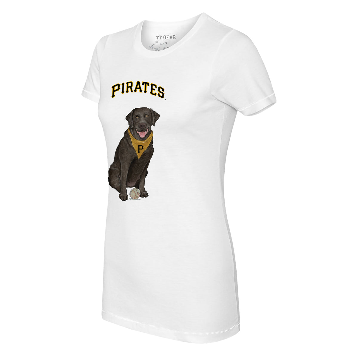 Pittsburgh Pirates Black Labrador Retriever Tee Shirt