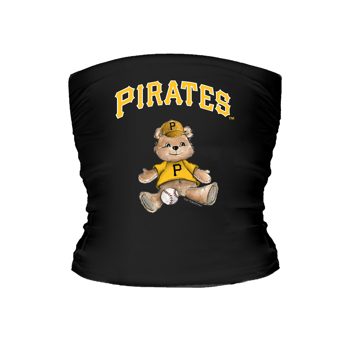 Pittsburgh Pirates Teddy Tube Top - Tiny Turnip
