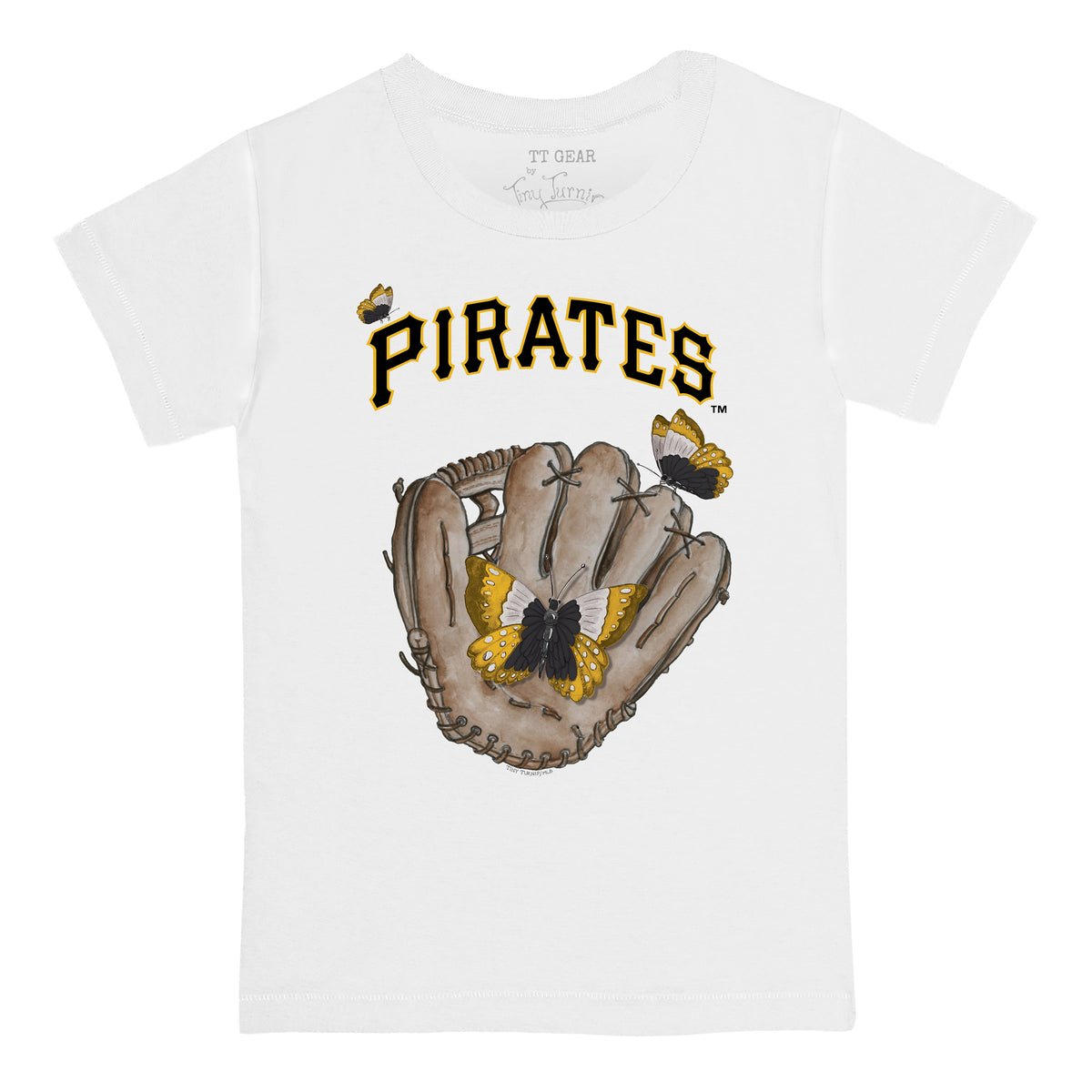 Pittsburgh Pirates Butterfly Glove Tee Shirt