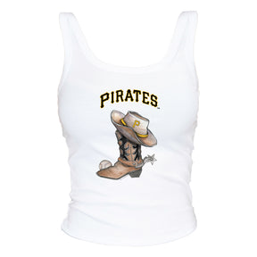 Pittsburgh Pirates Cowboy Boot Ribbed Tank