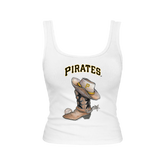 Pittsburgh Pirates Cowboy Boot Emmy Tank