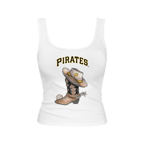 Pittsburgh Pirates Cowboy Boot Emmy Tank