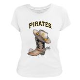 Pittsburgh Pirates Cowboy Boot Women's Tee Shirt