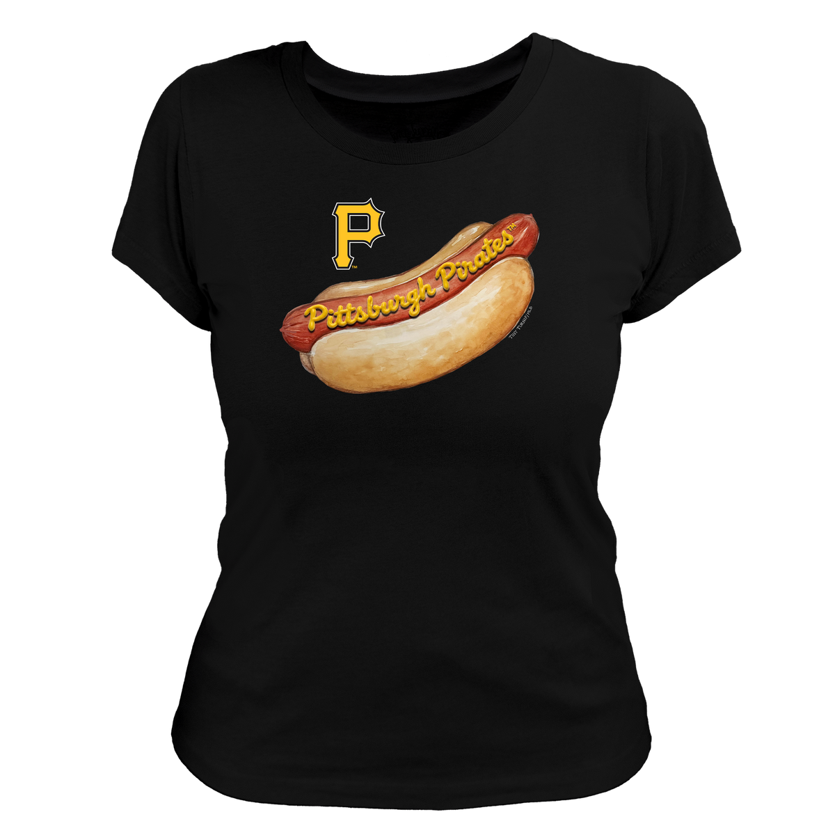 Pittsburgh Pirates Hot Dog Women's Tee Shirt