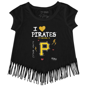 I Heart Pirates Fringe Tee - Tiny Turnip