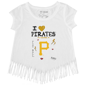 I Heart Pirates Fringe Tee - Tiny Turnip