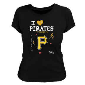I Heart Pirates Women's Tee Shirt - Tiny Turnip