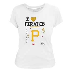I Heart Pirates Women's Tee Shirt - Tiny Turnip