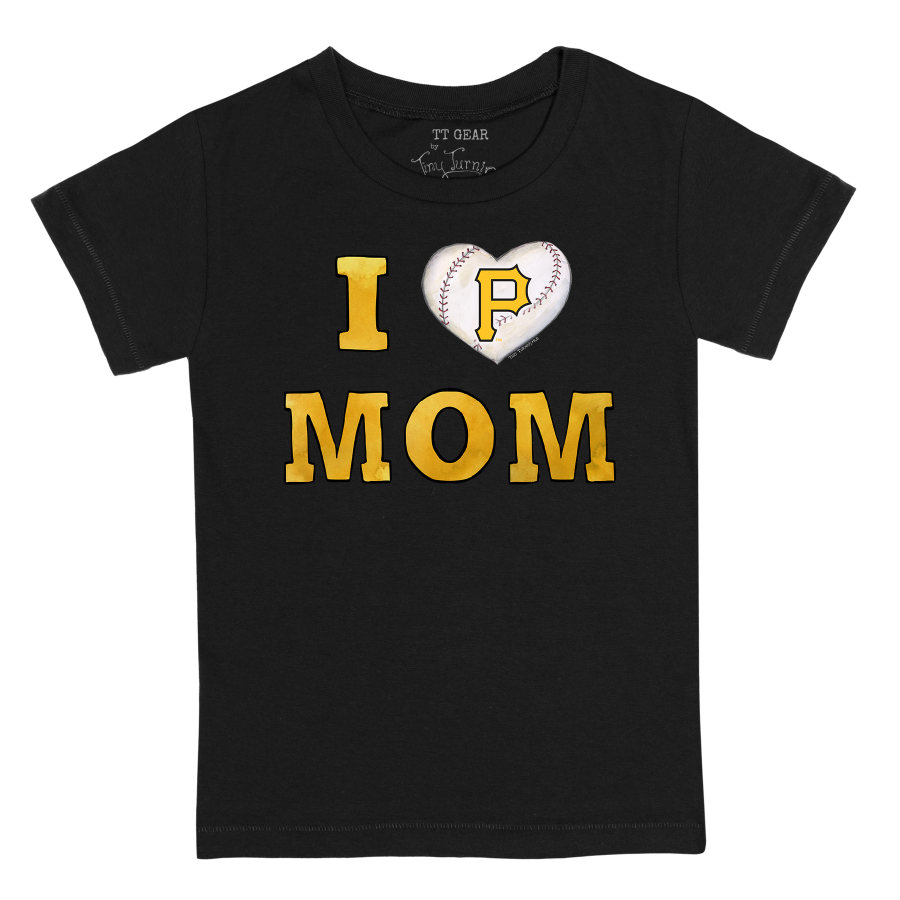 Pittsburgh Pirates I Love Mom Tee Shirt