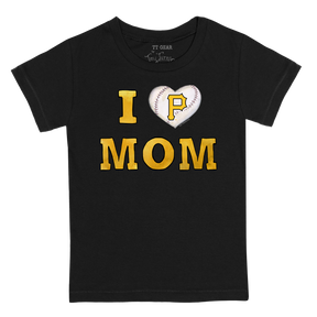 Pittsburgh Pirates I Love Mom Tee Shirt