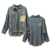 Pittsburgh Pirates Lace Olivia Jacket - Tiny Turnip